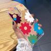 Color Flowers Phone Case for iPhone 17 Air 16 15 14 13 12 11 Pro Max Plus Mini Xs X 8 7 Soft Transparent Cover Fundas Accessory