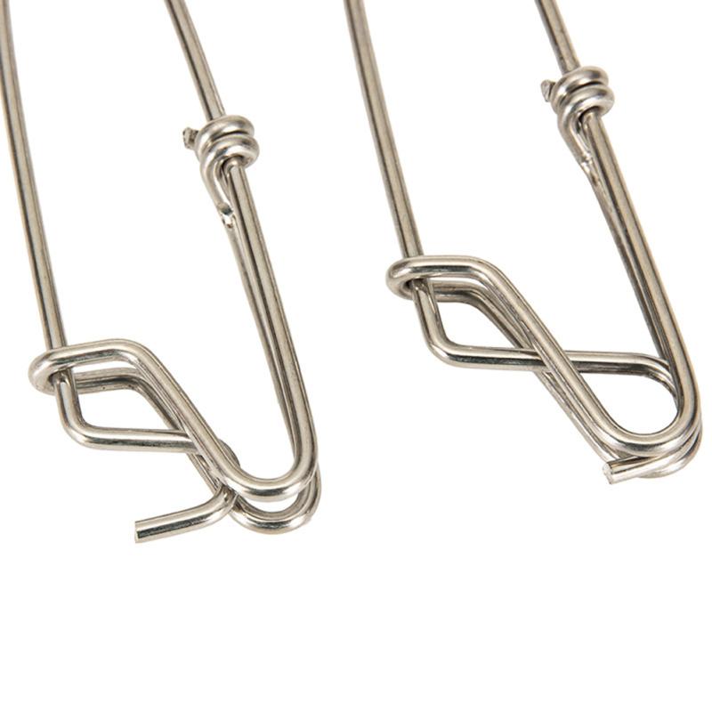 Stainless Steel Fishing  Pins With Open Eyes / Closed Eyes Swivel Connector Long Line Trolling