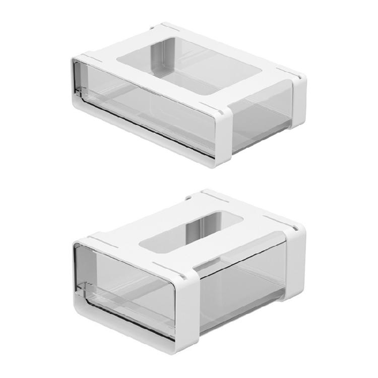 Convenient Drawer Self Adhesive Drawer Storage Box Under Desk Pen Organizer Rack