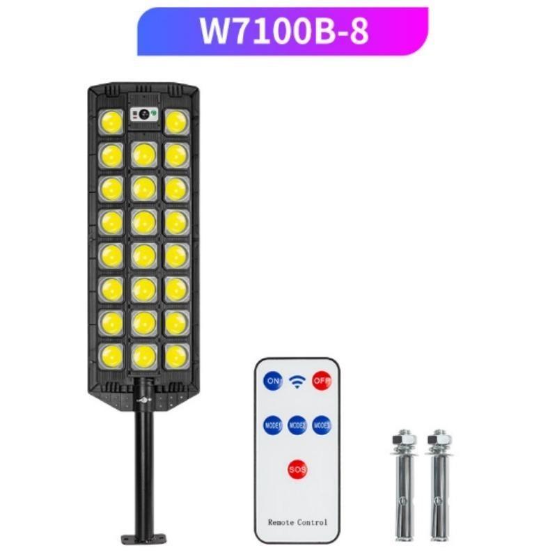 20W Solar Power Street Light Motion Sensor LED Solar Flood Lights Outdoor 3 Mode Lighting IP66 Waterproof COB Security Lamp for Yard