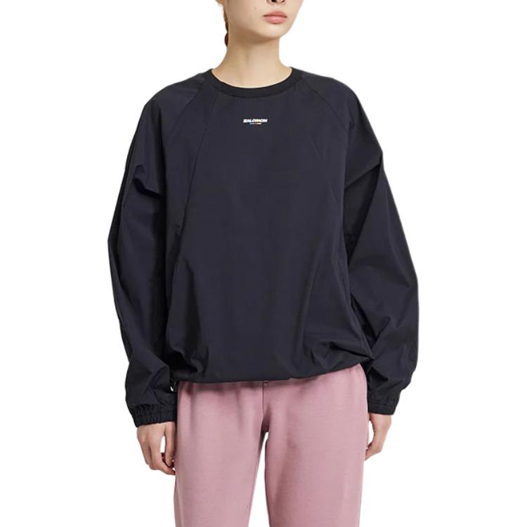 Men's Sweatshirt SALOMON UNI RACE Sweatshirt Unisex Black