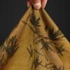 Chinese Style Bamboo Pattern Bronze Satin Brocade Fabric Imitation Acetic Acid Fabric For Diy Sewing Dress Cheongsam Hanfu