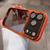 New Hard Acrylic Transparent Phone Case for 17 Air 14 15 16 Plus 12 13 17 Pro Max Lens Film Protection Shockproof Cover