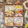 Journamm 10pcs/pack Flowers Frame Materials Paper Decor Junk Journal Supplies DIY Scrapbooking Collage Stationery Craft Paper