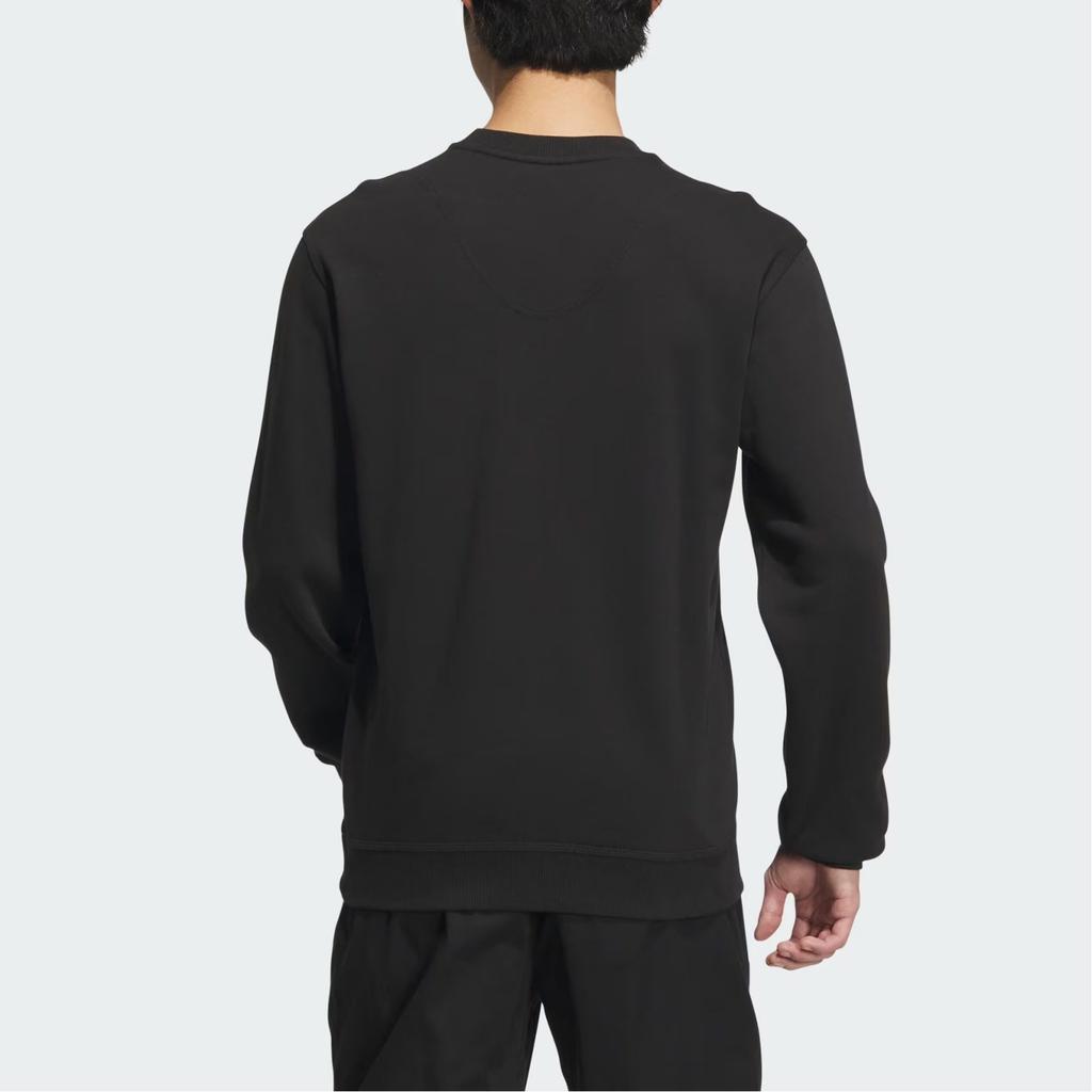 Adidas Lounge Sweatshirts Men's Black Crew Neck Moderate Regular IQ1369