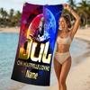Customizable personalized beach towels Jul rapper themed designs.Suitable for the beach, yoga, sports;ideal as beach accessories