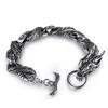 2026 Domineering Religious Dragon Bracelet, Personalized Retro Casting Titanium Steel Bracelet Accessories