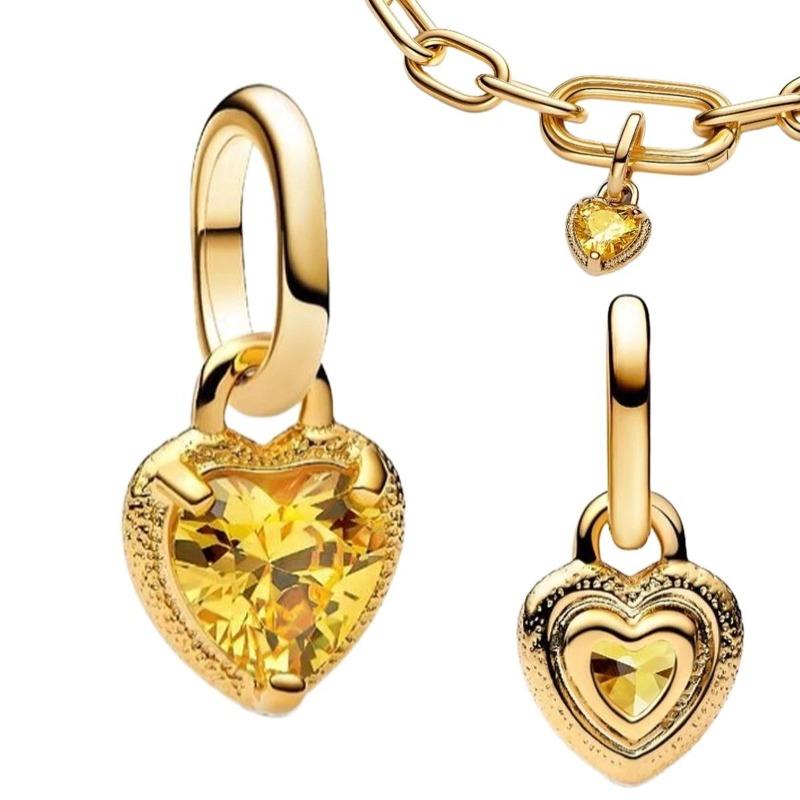 Sparkling Copper Stars Moon Sun Flower Earrings Dangle Charm Beads Fit Original Bracelets Diy Cultural Jewelry Gift