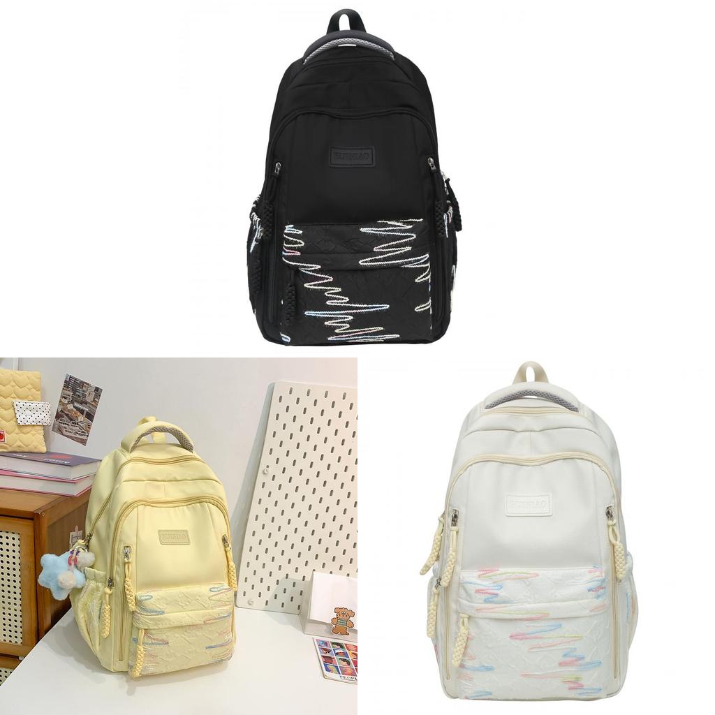 Small Cute Korean Style Backpack With Nylon For School Use