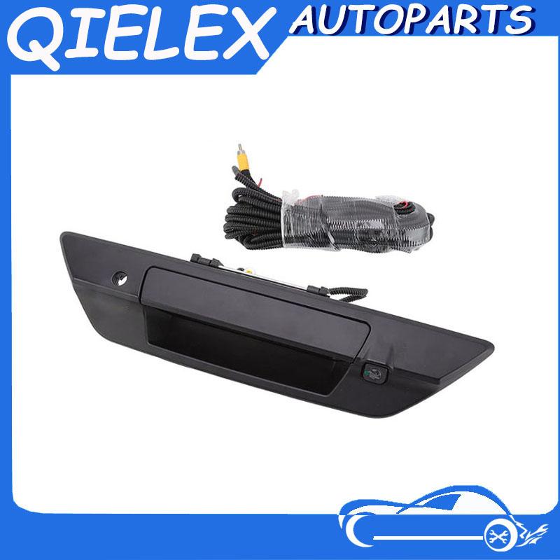 690900K350 69090-0K350 Tailgate Liftgate Handle with Rear View Backup Camera Replacement for Toyota Hilux Revo 2015-2020 1PCS