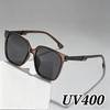 Stylish Square-Frame Sunglasses UV400 Classic Driving Shades Unisex Outdoor Travel and Fishing UV-Protective Eyeglasses