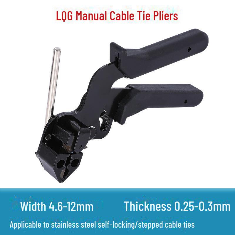 Halbautomatische Kabelbinderpistole und -schneider aus Edelstahl