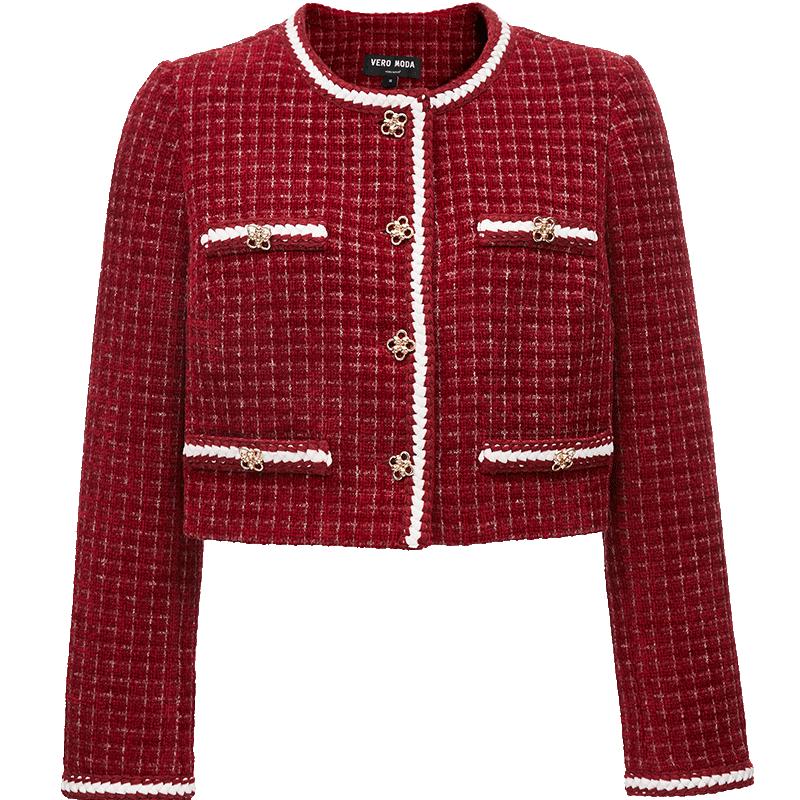 

VEROMODA Women s Textured Little Fragrance Style Jacket M