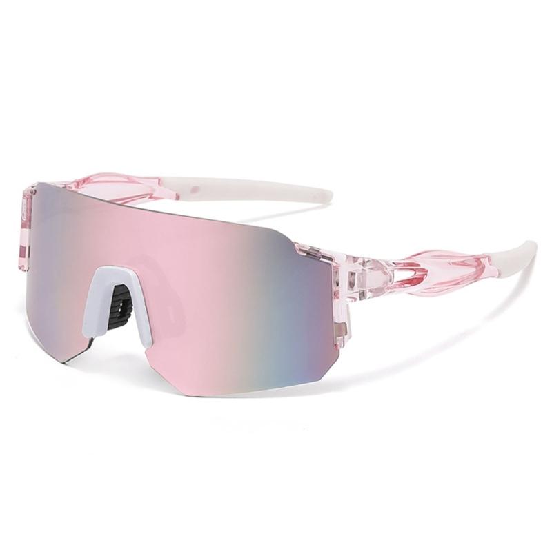 Outdoor Sports Sunglasses with Rimless PC Frame and Lens, Bright Sun Glasses for Fishing Driving and Cycling Use
