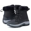 Winter Fleece Stiefel Herren Große Größe Schneestiefel Fleece Warm Paar Baumwollstiefel Outdoor Baumwollschuhe