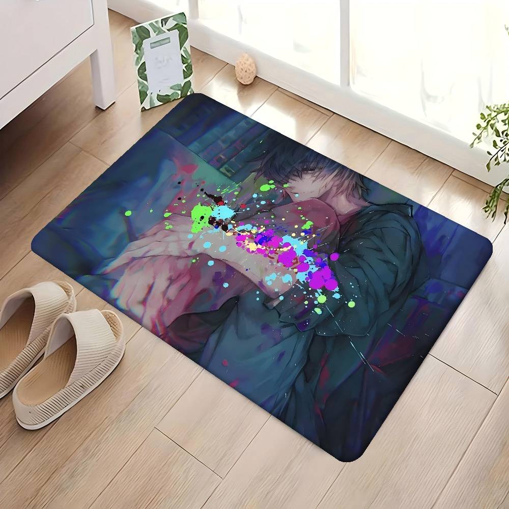 Game S-Slow Damage Floor Mat INS Style Soft Bedroom Floor House Laundry Room Mat Anti-skid Household Carpets