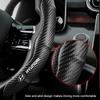 2pcs Carbon Fiber Non-Slip Steering Wheel Cover Car Accessories For Hyundai I30 Accent Creta Kona IX35 I40 Getz Sonata Elantra Veloster