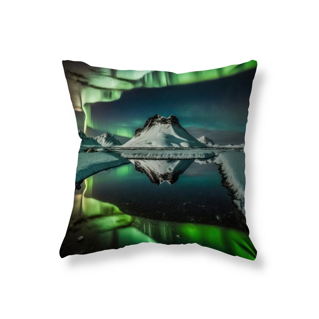 Starry Sky Aurora View Throw Pillow Cover Sofa Decor Room Aesthetics Decor Pillow Cover Chair Cushion Cover Home Decor