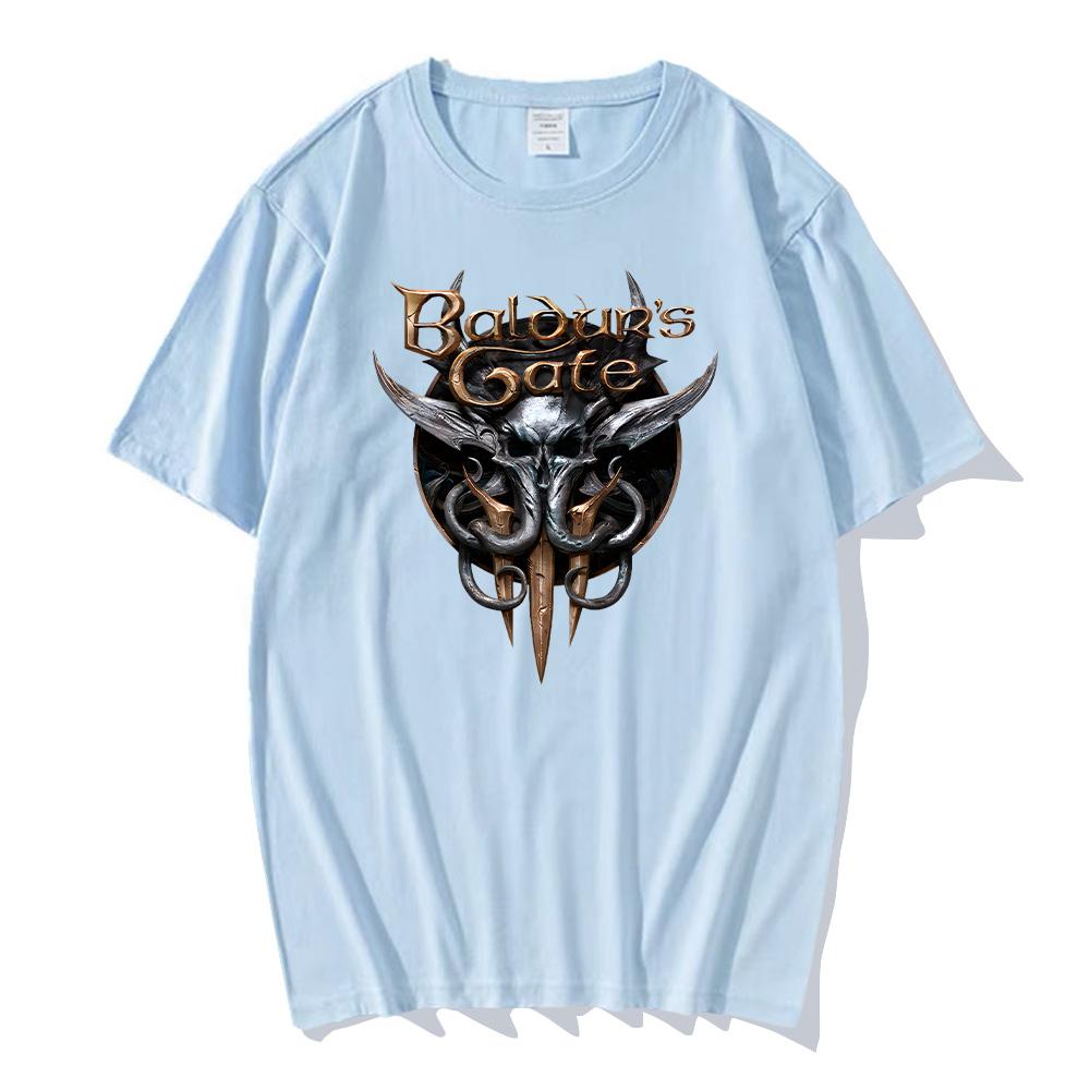 Baldurs Gate 3 The Final Patch T-shirts Baldurs Gate 3 Hot Game New Cotton Tshirts Summer Women Men Casual Breathable Tees Y2K