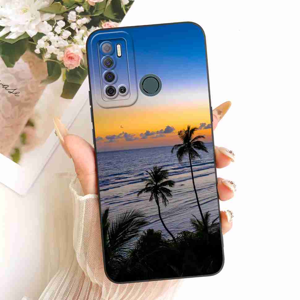 Für Tecno Spark Power 2 Hülle LC8 Niedliche Katze Cartoon Hülle Weiche Silikon Handyhülle Für Tecno SparkPower 2 Power2 Schale