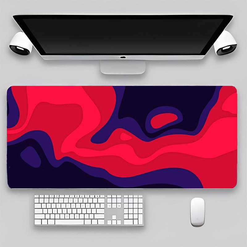 Terrain Map Contours Keyboard Gamer Carpet Rubber Mat Full Gamer Pc Keyboard Mouse Gamer Table Gaming Pc 90x40cm