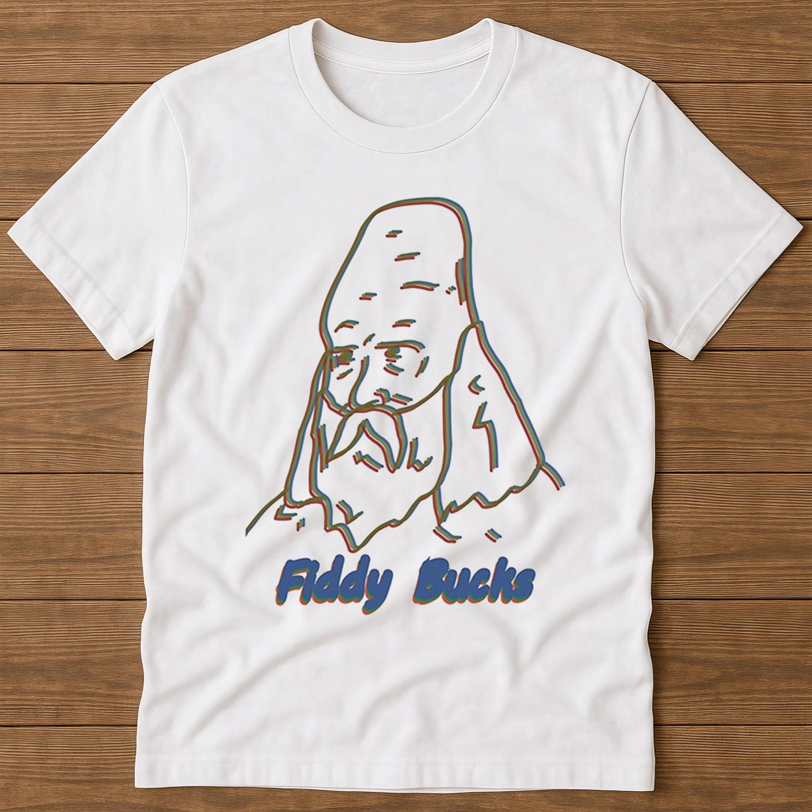Fiddy Bucks 3D Anime Manga Cartoon The Big Lez Show Funny Gift Tee T-Shirt 1435 XL