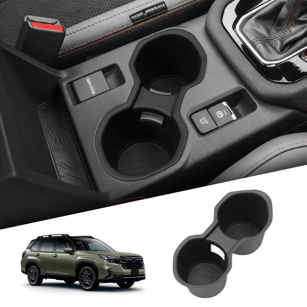 ZUNDUO Subaru Forester Model Dedicated Drink Holder Car Cup Holder Center Console Drink Holder FORESTER SL Series April 2025 Present Storage Tray
