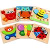 3D Cartoon Anime Hand-Grip Wooden Jigsaw Puzzle for Kids - Educational & Hot Selling