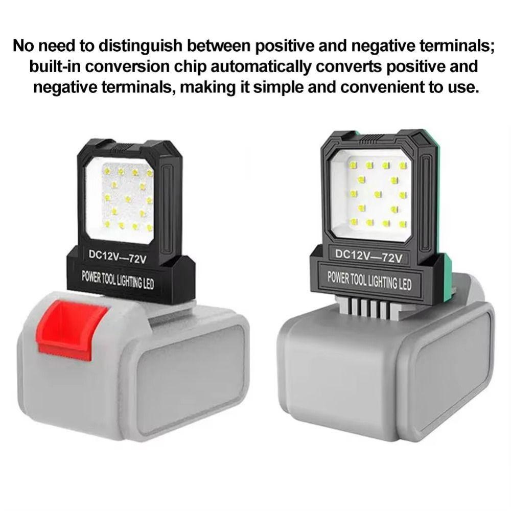 Verstellbarer Outdoor-Scheinwerfer Elektrowerkzeugteile Tragbare Arbeitsleuchten 18V-21V Li-Ionen-Akku