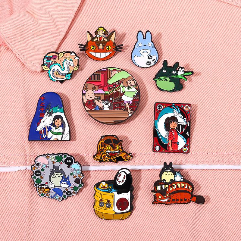 Vibrant Character Anime Brooches For Fashionable Clothing Decorative Metal Pins For Both Men Women And