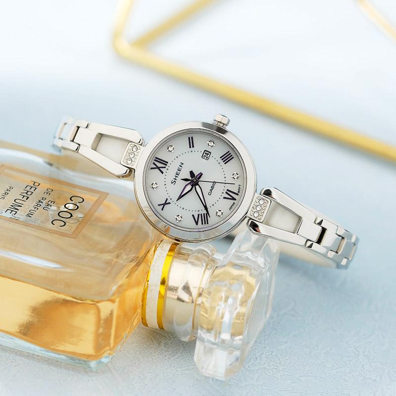 Casio Women's SHEEN Silver Watch SHS-4526D-7AUPR