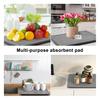 Drain Mat for Kitchen Counter 15.7" X 11.8" Large Dish Drying Mat Diatomaceous Earth Mat for Kitchen Sink Organizing