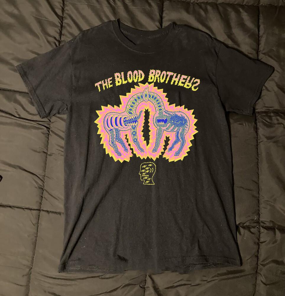 THE BLOOD BROTHERS Группа Подарок Для Фанатов S to 5XL Унисекс Футболка K705 Унисекс Футболка XL