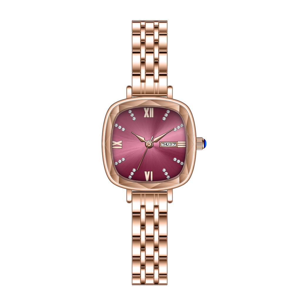 Ultra Thin Watches for Women New Minimalist Rose Gold Watches for Women Custom Square Design  Watch Manufacturers