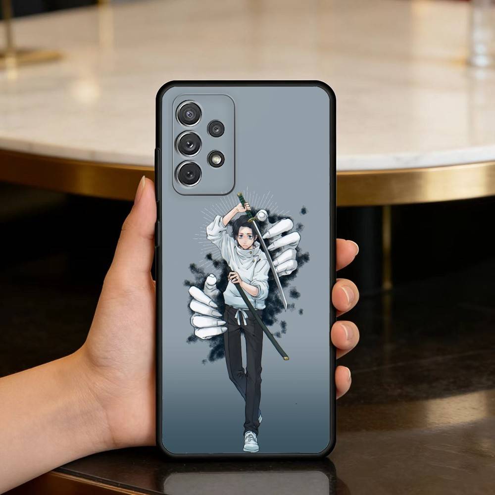 

Чехол для телефона Okkotsu Yuta Jujutsu Kaisen для Samsung Galaxy A73, A72, A71, A70, A53, A52, A51, Мягкий силиконовый черный чехол Samsung a22 4g