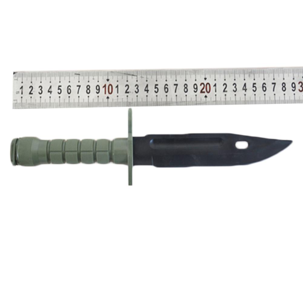 30cm Rubber Training Knife Straight Flexible Blades Practice Drills Movie Props Cosplay Equipment