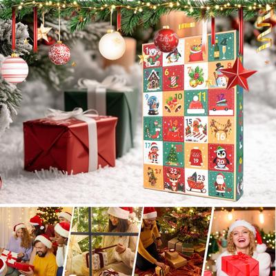 Countdown Calendar Empty Reusable 5 Pieces 24 Days Vacation Calendar For Activities Gathering Festival Holiday Party Family