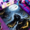 Batman Print Rug, Washable Floor Carpet, For Entryway Dorm Laundry Room Office Study, Home Decor Birthday Christmas Gift
