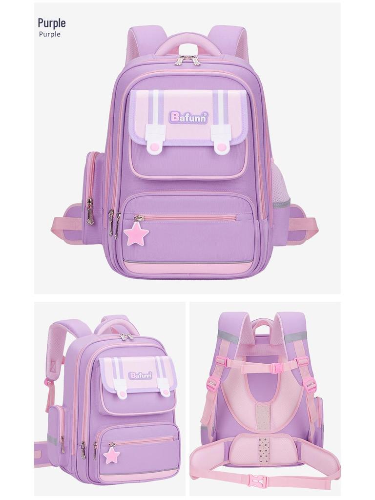 Ergonomischer Rucksack mit großem Fassungsvermögen für Grundschulkinder, Klassen 1-6