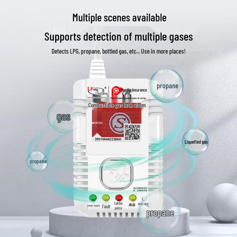 LFang Smart LPG Gas Leak Detector & Shut-off Valve