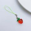 Colorful Phone Lanyard Wrist Strap Fruit Theme Phone Chain DIY Handmade Keychain Backpack Phone Camera Jewelry Accessory