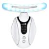 7 Color Light Based Face-Neck-Massager, Facial Beauty Massager for Skin Care At Home, Face and Neck Light Therapy Wand with Vibration