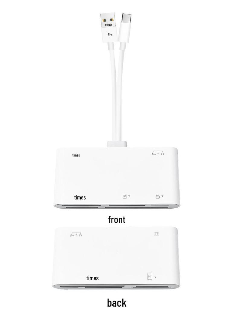 All-in-One Multifunctional OTG Card Reader for TF, SD, CF, and MS Cards