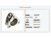 Car Modification Flange for 2.25" 3-bolt, Crafted with Precision, Ideal for Diverse Applications.