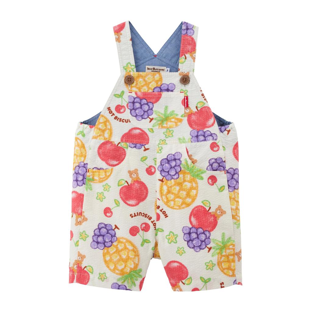 HOT Overalls for Boys and S [MIKIHOUSE BISCUITS] Girls, Baby, Kids, Children's Clothing, Ivory, (70-80cm) 72-3301-143