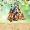 Kreativer Weihnachtsbaum Weihnachtsmann Acryl Hängeornament Autoanhänger Heimdekoration