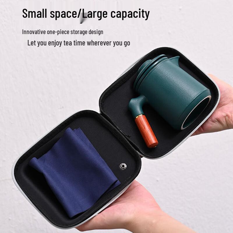 Jinge Coarse Pottery Portable Kung Fu Tea Set