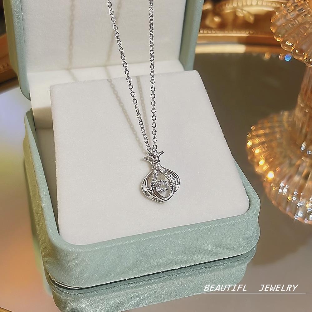 Korea's Best-Selling Clavicle Pendant Necklace - Super Fairy Titanium Steel Jewelry for Women