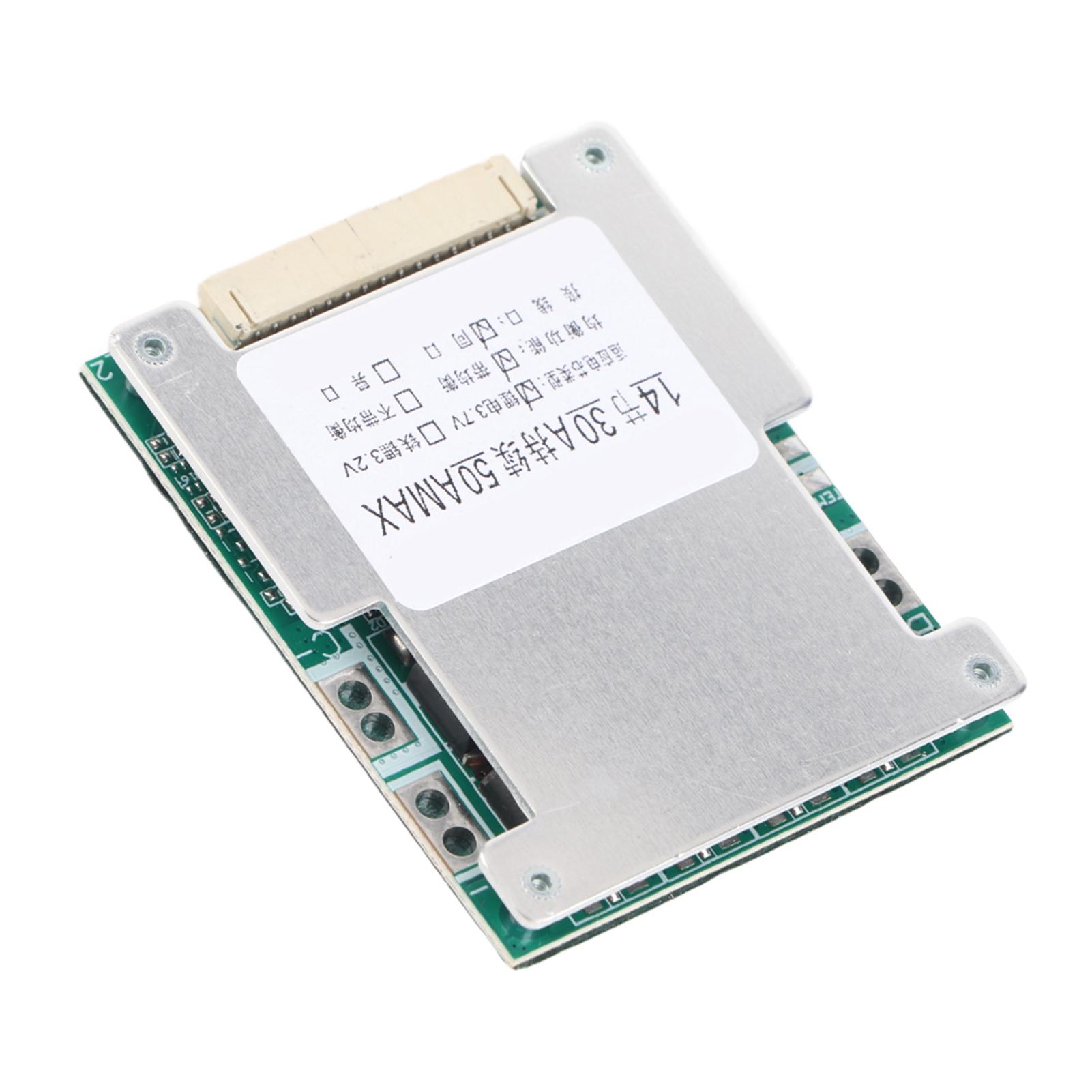 

14S 50V 30A Lithium Battery Protection Board BMS PCB Board with Balance Charging