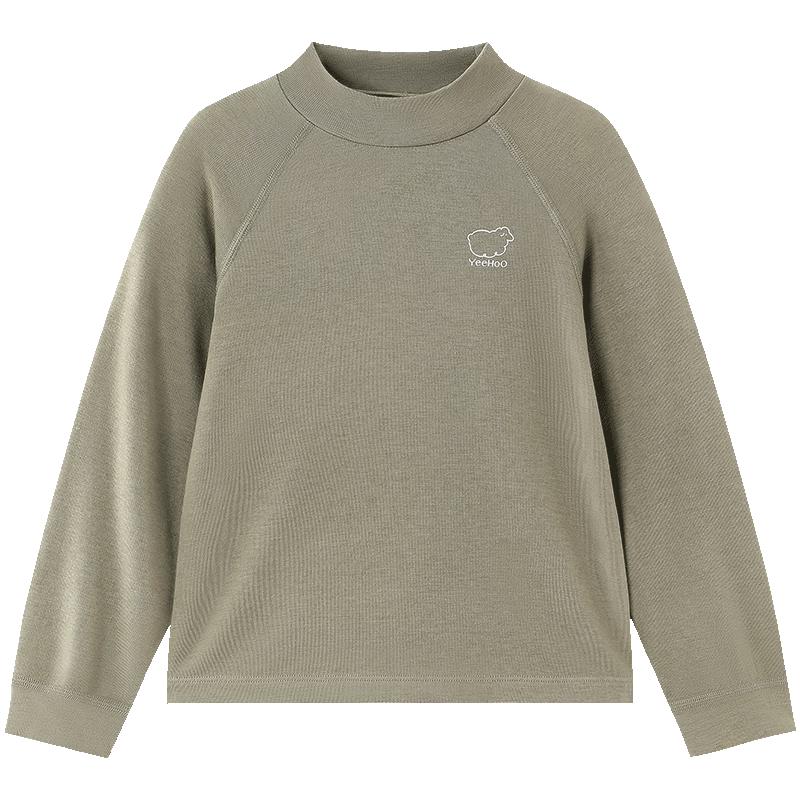 YEEHOO Kids' Warm Lamb Wool Base Layer Top